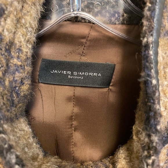 JAVIER SIMORRA Plaid Parka SZ 10 - Picture 3 of 8